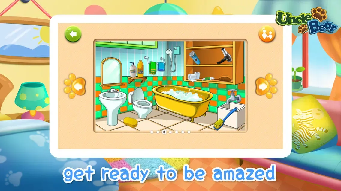 Capturas de tela do Kids Puzzle: Home - Uncle Bear