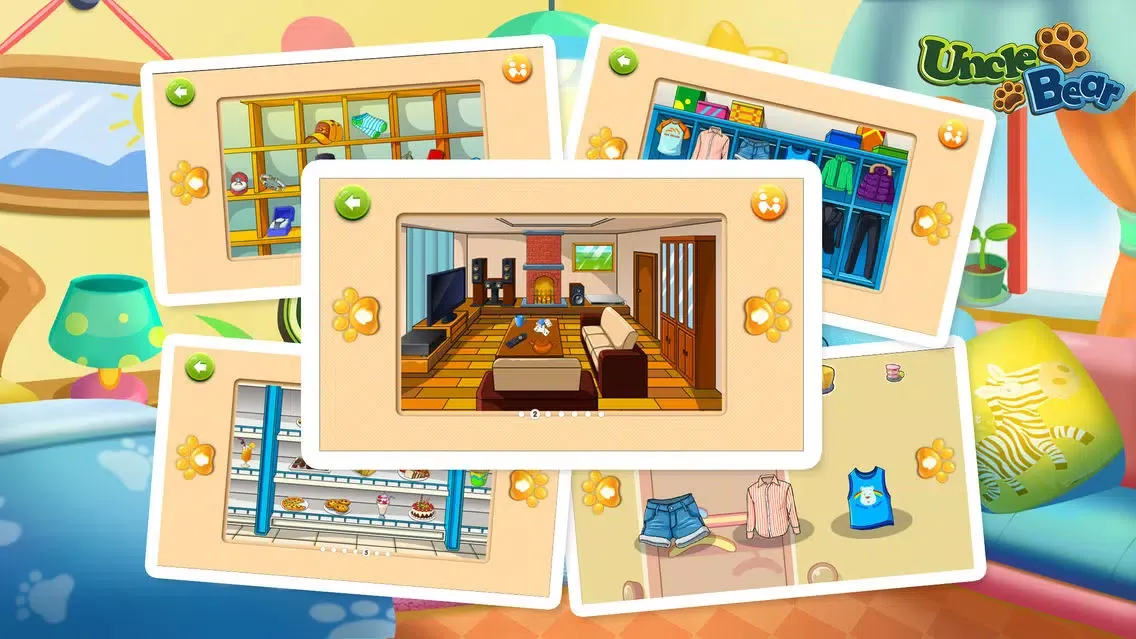 Capturas de tela do Kids Puzzle: Home - Uncle Bear