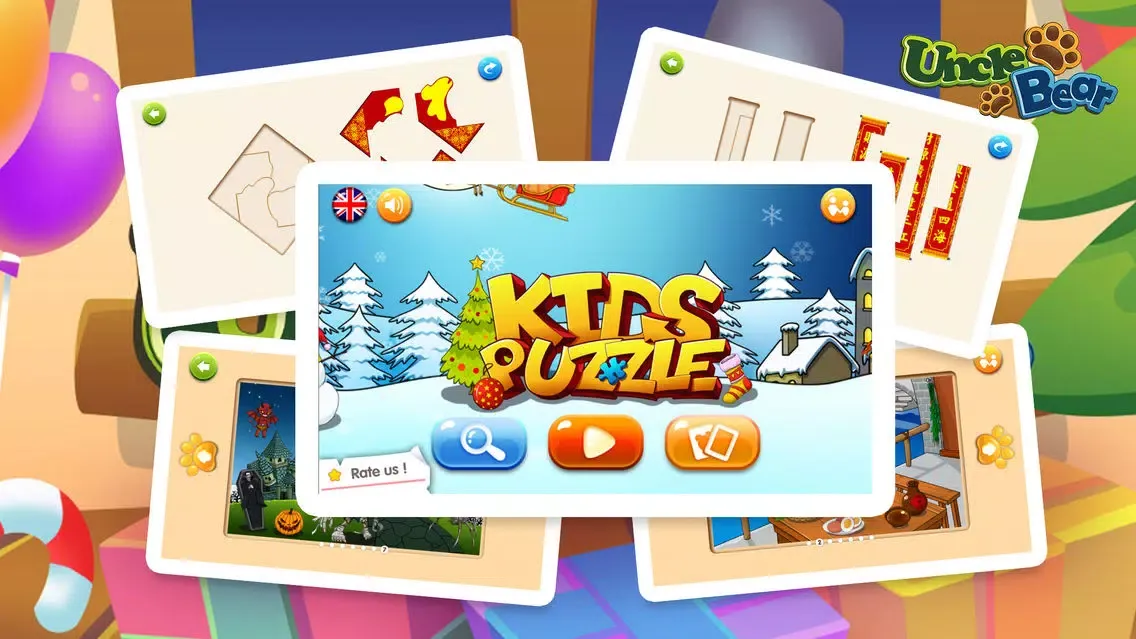 Tangkapan layar Kids Puzzle: Holidays