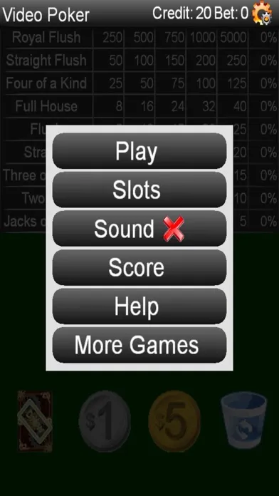 Video Poker (Lite) स्क्रीनशॉट