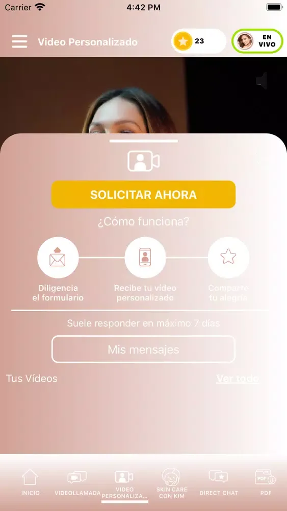 Capturas de tela do Kimberly Reyes - Belleza