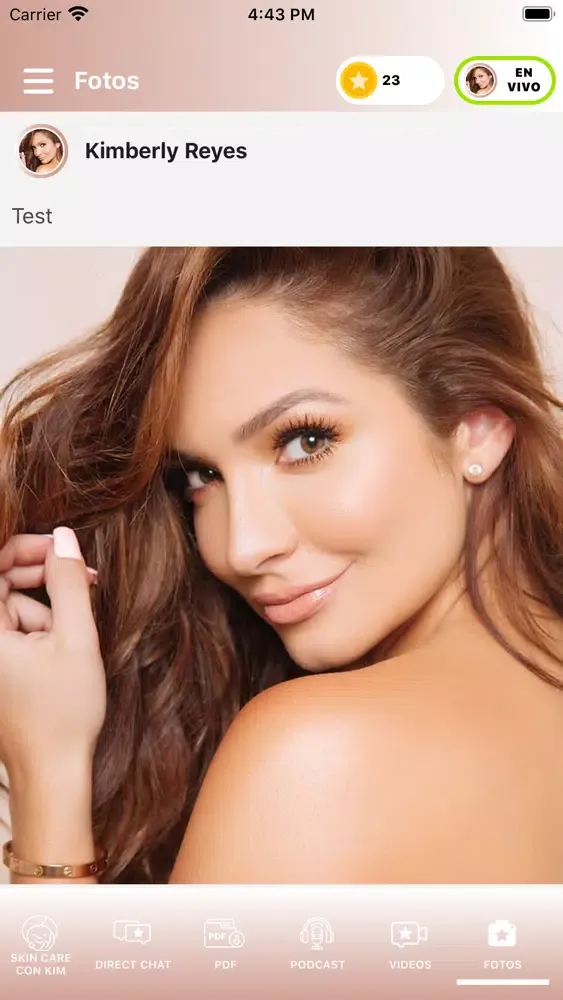 Capturas de tela do Kimberly Reyes - Belleza