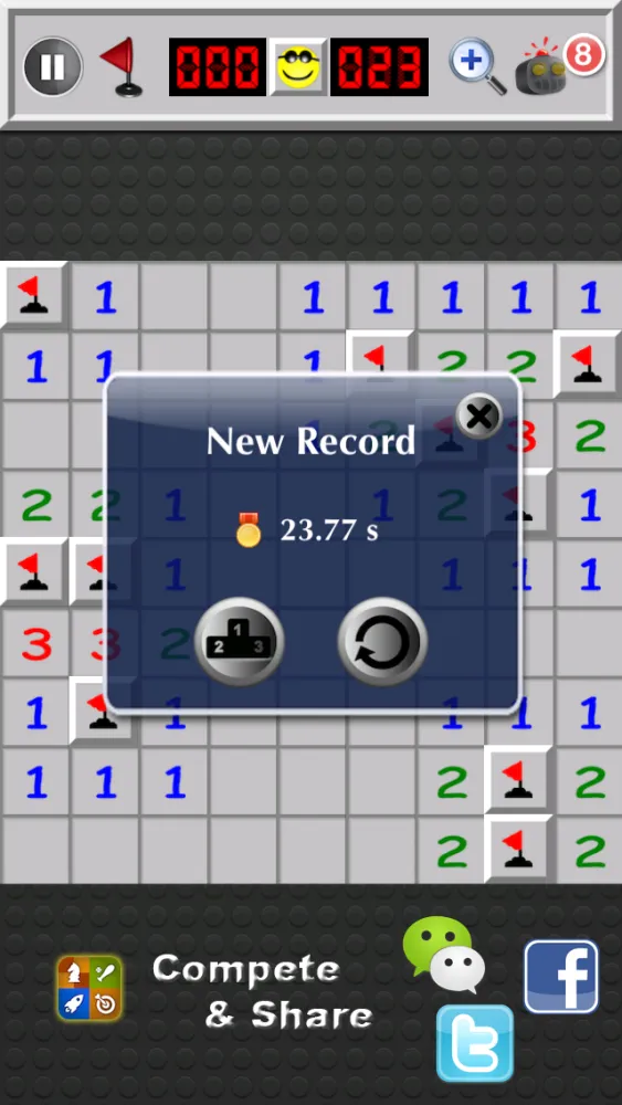 Capturas de pantalla de Minesweeper Deluxe ™