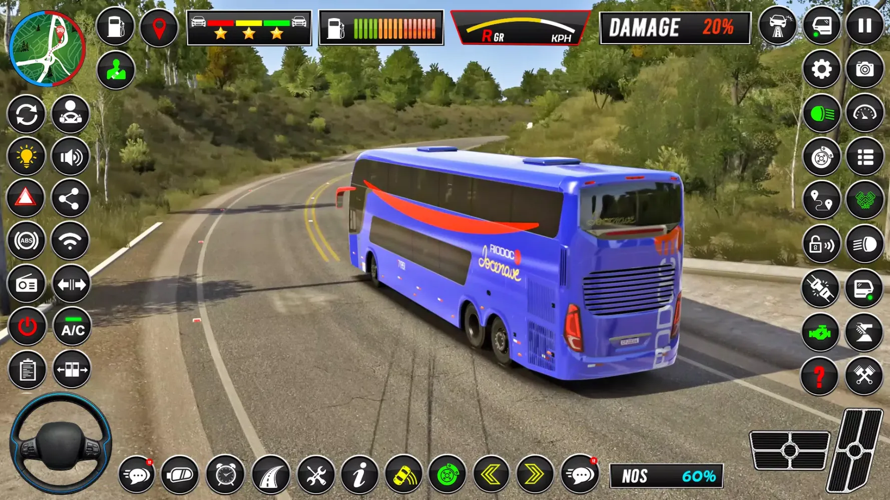 ภาพหน้าจอของ City Bus Driving Euro Bus Game
