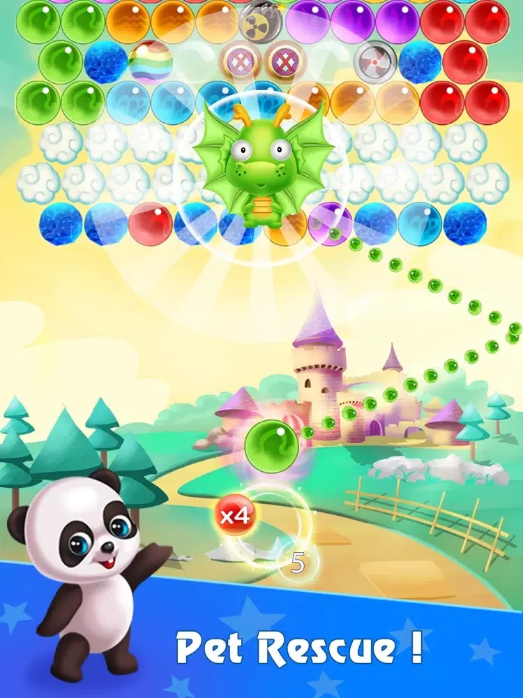 Captures d'écran de Panda Bubble Pop: Best Bubble Shooter Free Games iPad 