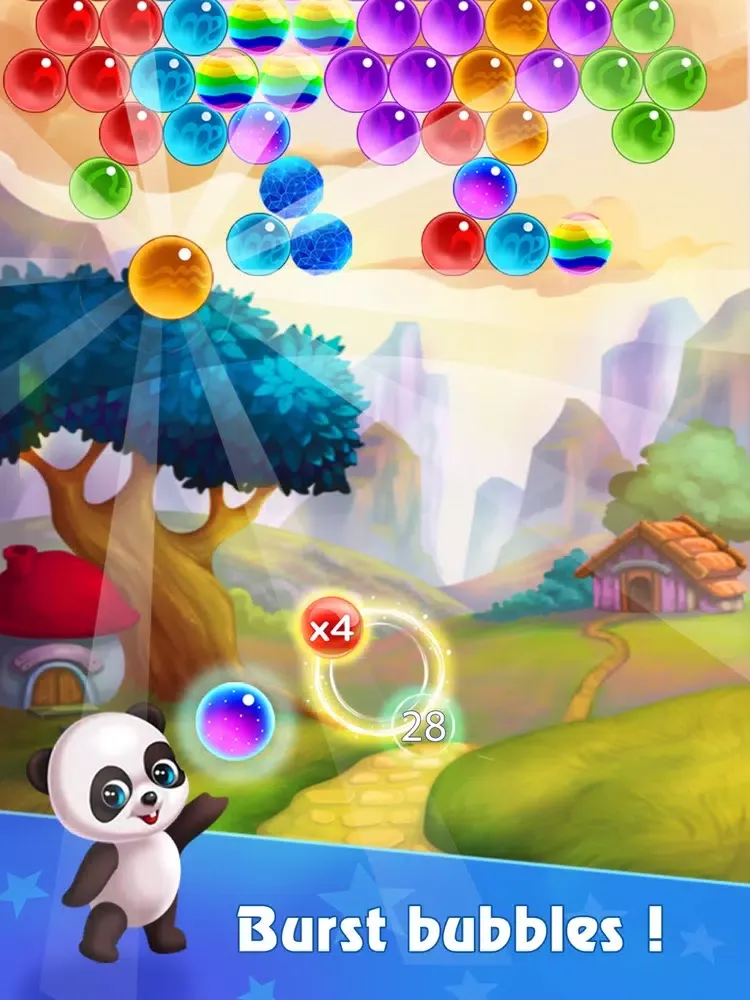 Captures d'écran de Panda Bubble Pop: Best Bubble Shooter Free Games iPad 
