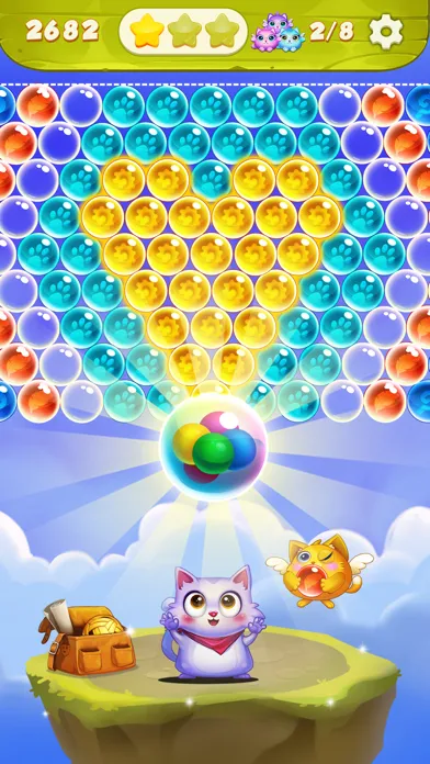 Bubble Shooter: Cat Pop Game سکرین شاٹس