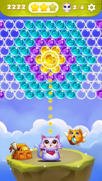 Bubble Shooter: Cat Pop Game سکرین شاٹس
