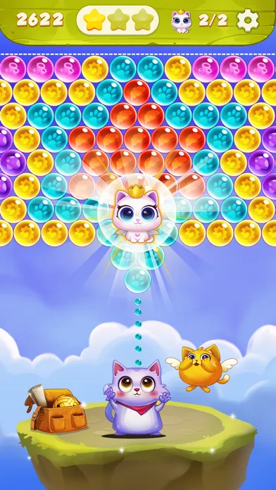 Bubble Shooter: Cat Pop Game سکرین شاٹس