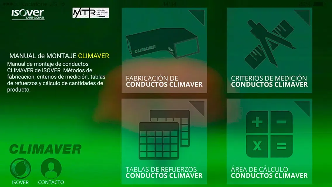 ภาพหน้าจอของ Manual de montaje CLIMAVER