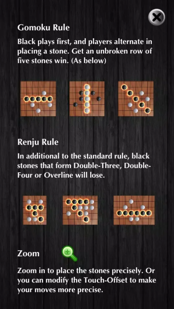 Capturas de tela do Simply Gomoku 2