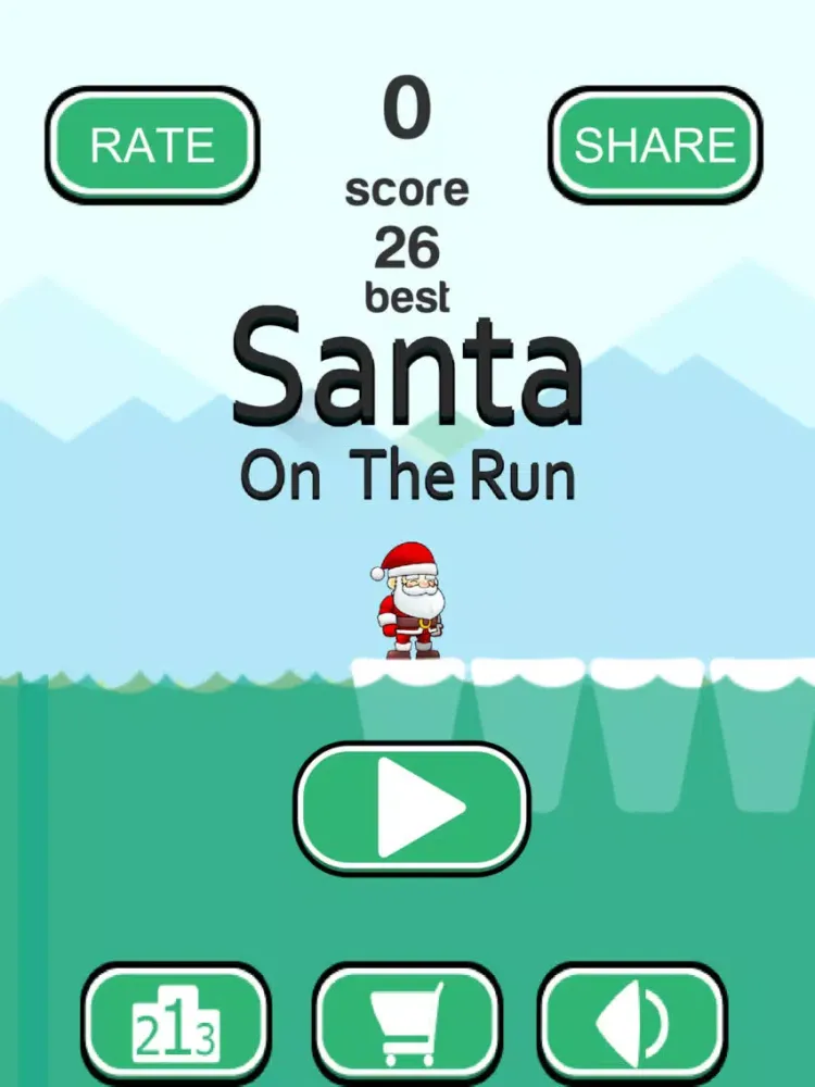 Capturas de tela do Santa Claus on the Run - Christmas 2016 Game iPad 