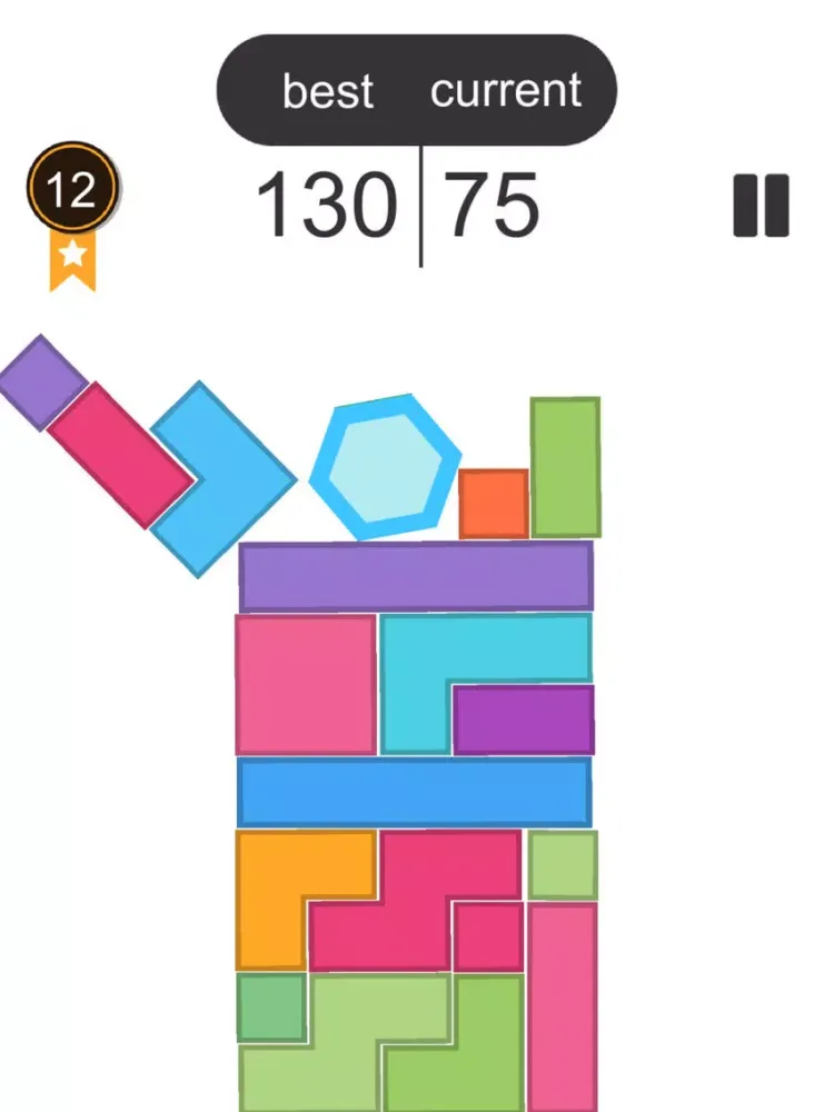 Zrzuty ekranu Six Blocks - Hexa Puzzle Challenge iPad 