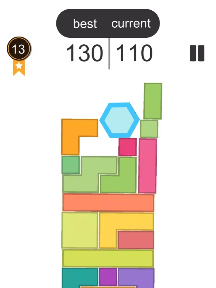 Zrzuty ekranu Six Blocks - Hexa Puzzle Challenge iPad 