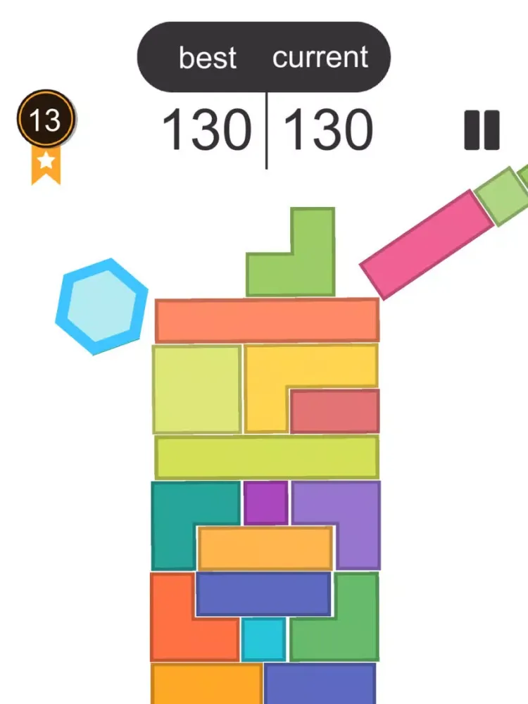 Zrzuty ekranu Six Blocks - Hexa Puzzle Challenge iPad 