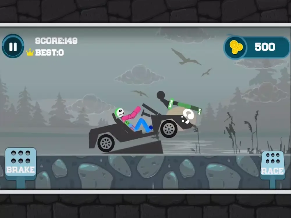 Screenshot di Stickman Crash Destruction iPad 