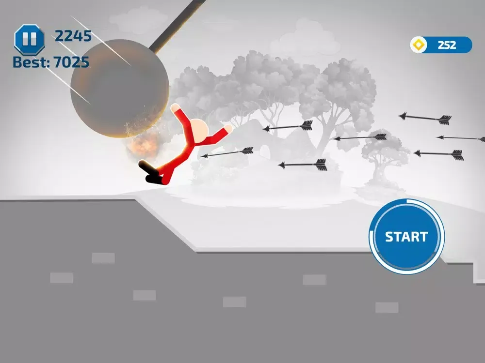 Capturas de pantalla de Stickman Crash Car Dismount iPad 
