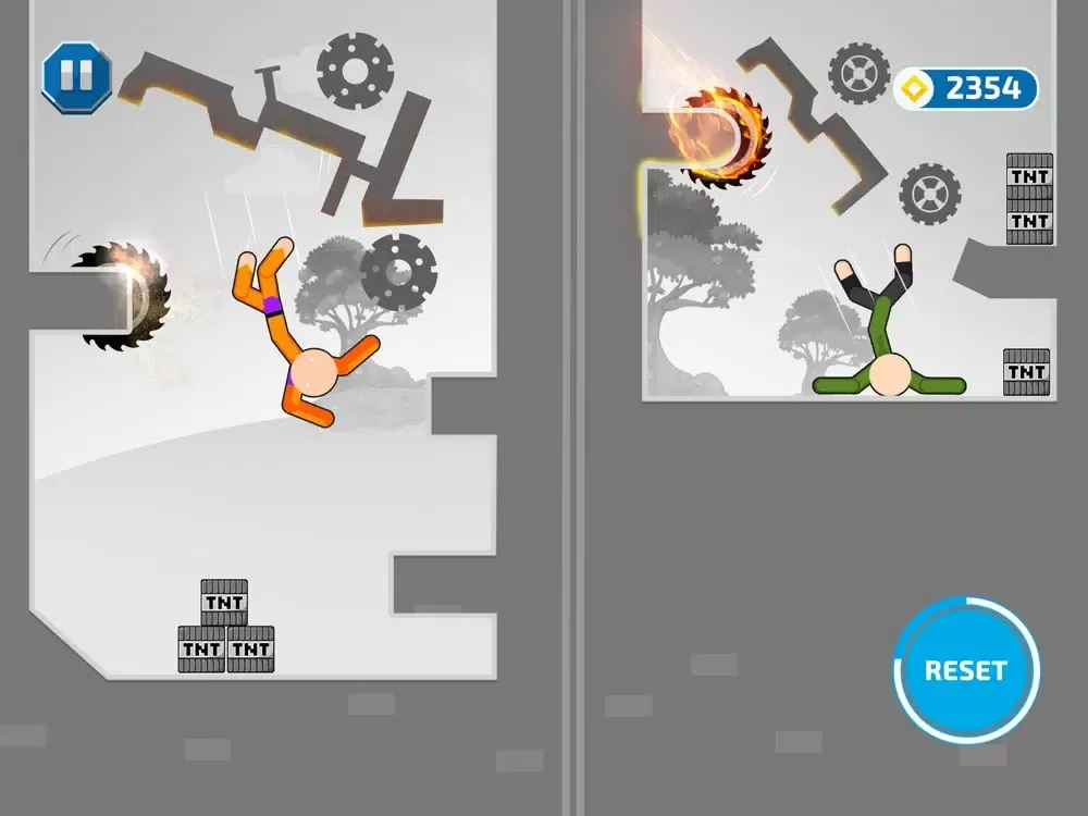 Capturas de pantalla de Stickman Crash Car Dismount iPad 