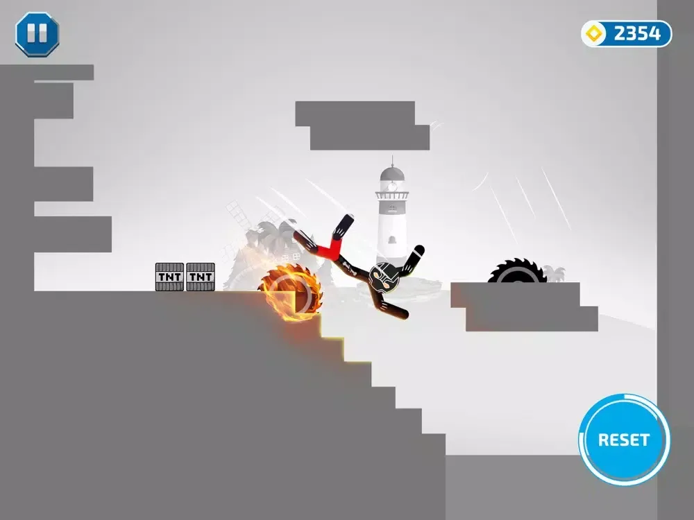 Capturas de pantalla de Stickman Crash Car Dismount iPad 