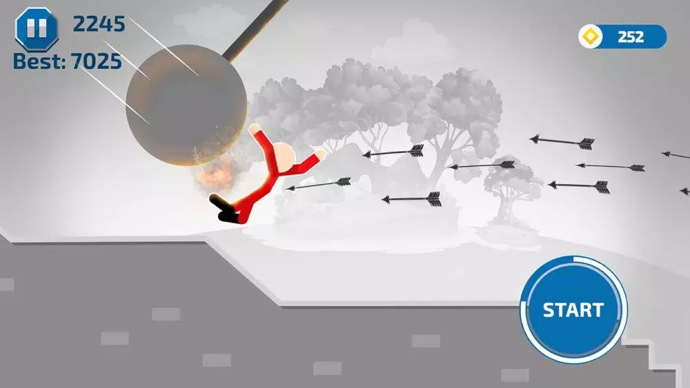 Capturas de pantalla de Stickman Crash Car Dismount