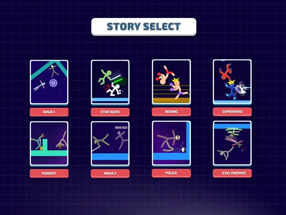 Stickman Battle Warrior iPad 应用截图