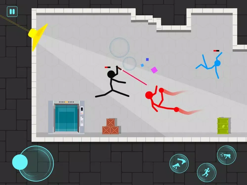 Stickman Project: Stick Fight iPad  سکرین شاٹس