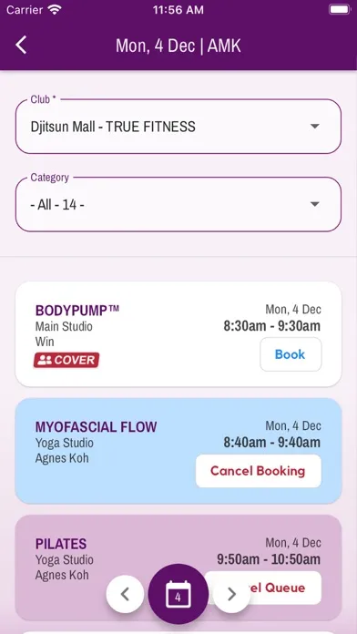 Screenshot di TRUE FITNESS Singapore