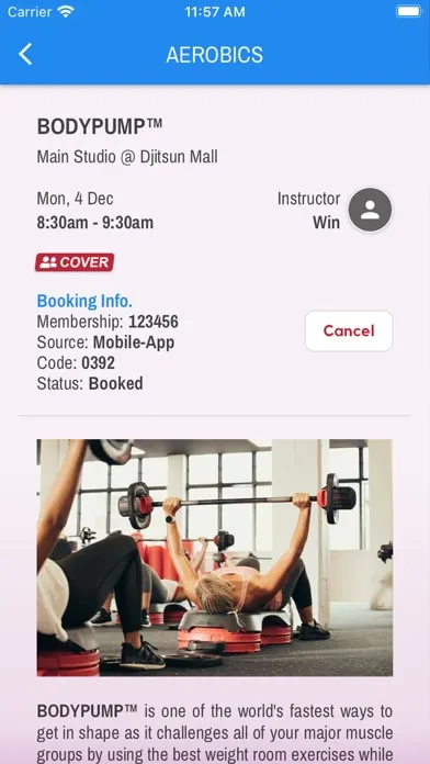 Screenshot di TRUE FITNESS Singapore