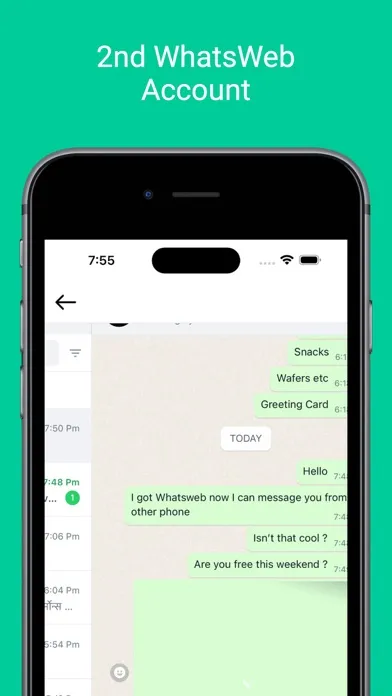 Web Messenger Chat Dual Screenshots