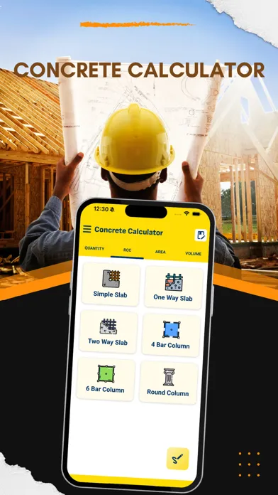 concrete calculators Ekran Görüntüleri