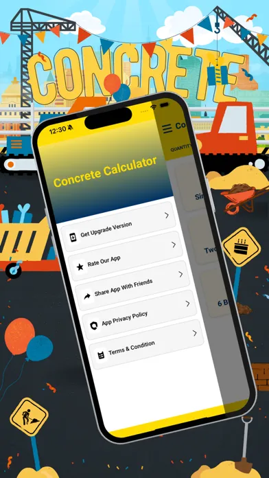 concrete calculators Ekran Görüntüleri