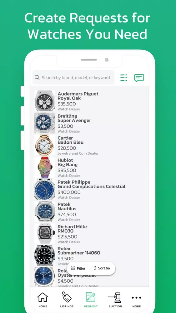 Zrzuty ekranu SGA Watches
