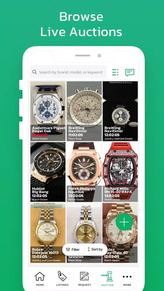 Zrzuty ekranu SGA Watches