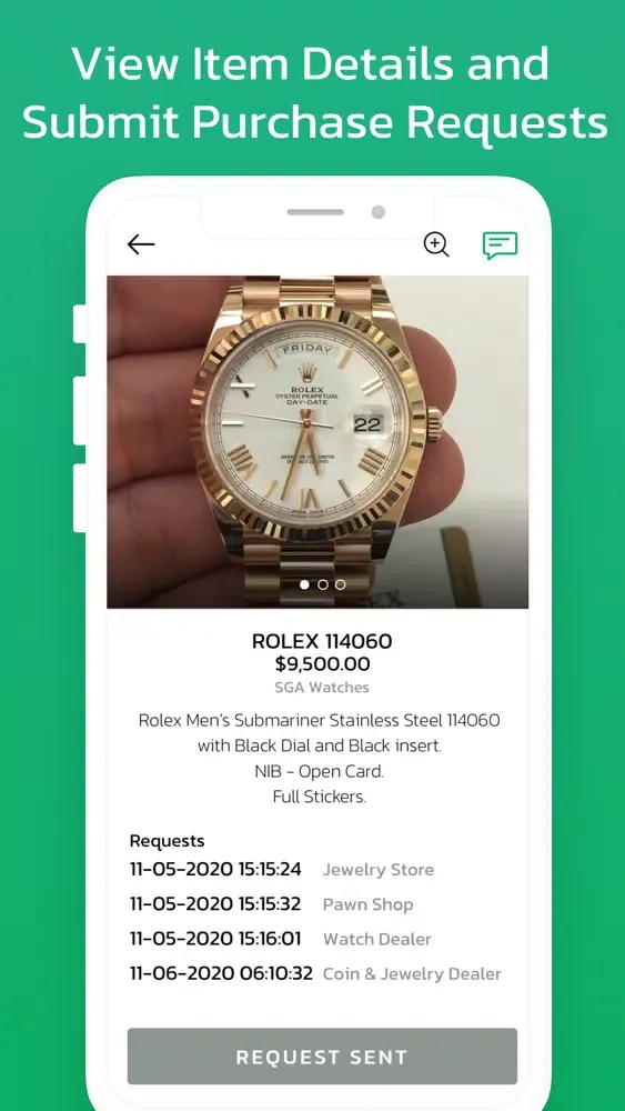 Zrzuty ekranu SGA Watches
