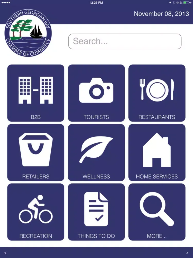 Southern Georgian Bay Chamber iPad 應用截圖