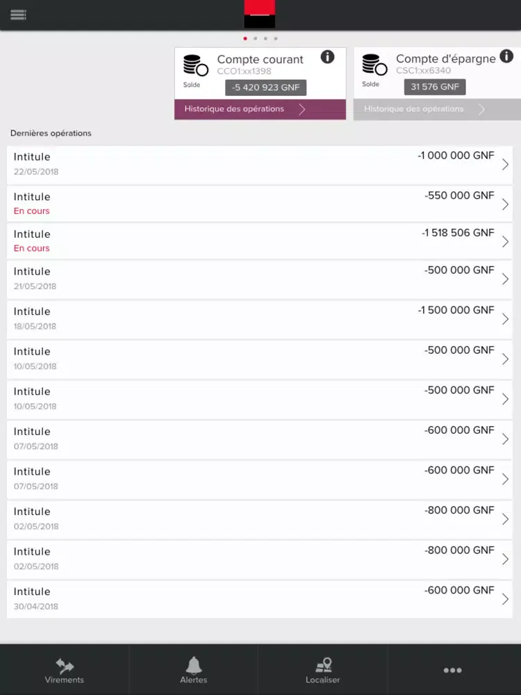 CONNECT BY SG GUINEE iPad  Screenshots