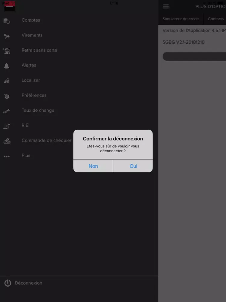 CONNECT BY SG GUINEE iPad  Screenshots