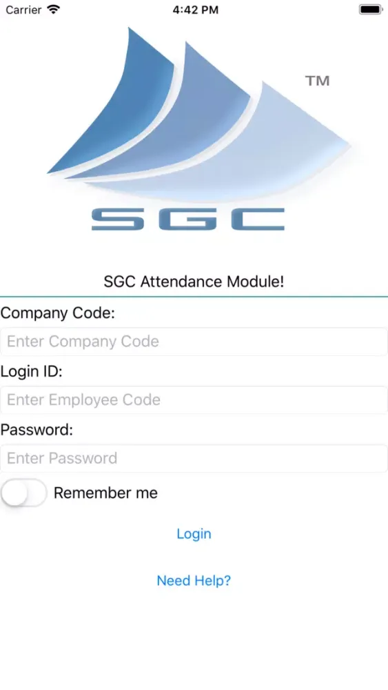 Capturas de tela do PION Attendance Module