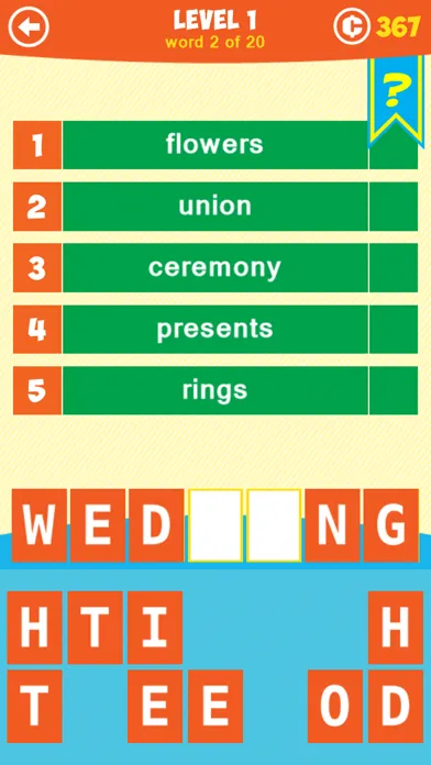 Captures d'écran de 5 Little Clues 1 Word