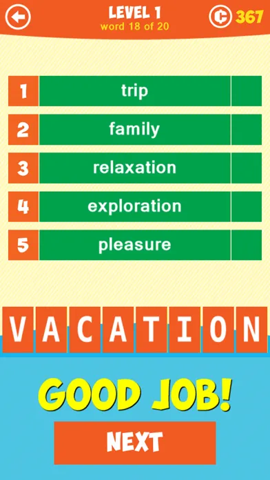 Captures d'écran de 5 Little Clues 1 Word