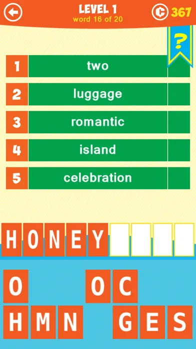 Captures d'écran de 5 Little Clues 1 Word