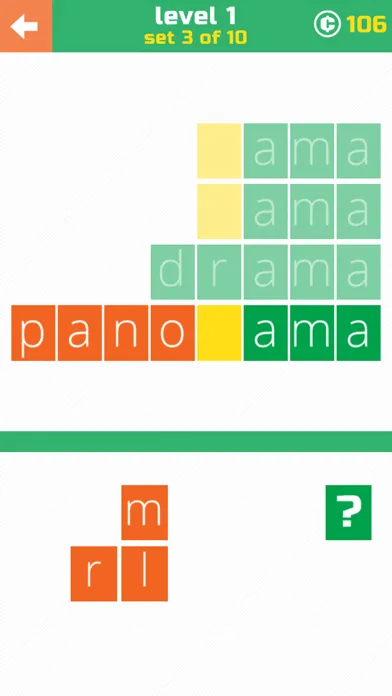 ภาพหน้าจอของ 3 Letters: Guess the word!