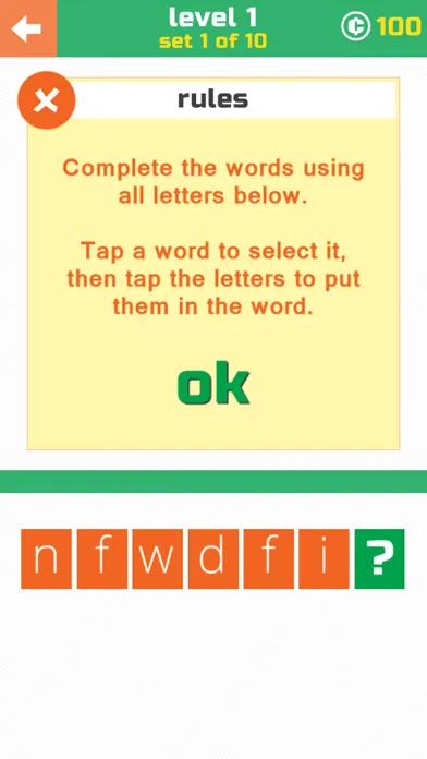 ภาพหน้าจอของ 3 Letters: Guess the word!