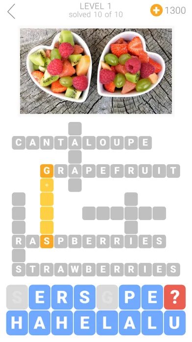 Captures d'écran de I Love Crosswords