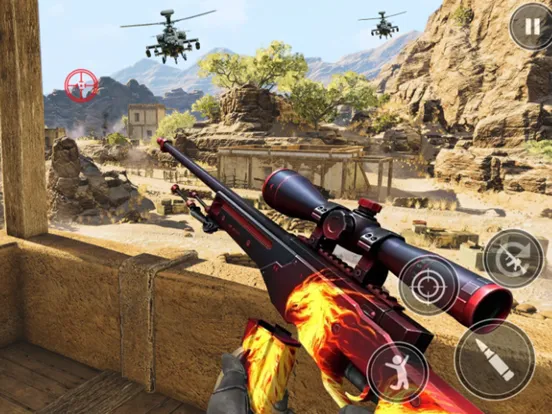 Скриншоты Epic Sniper Gun Shooting Games iPad 