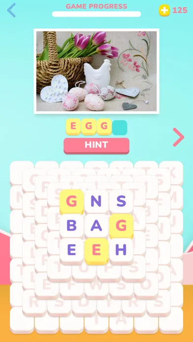 Tangkapan skrin Photo Solitaire Word Game