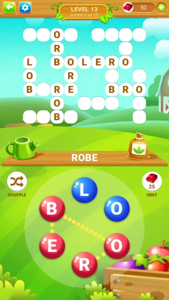 Screenshot di Word Farm Puzzles