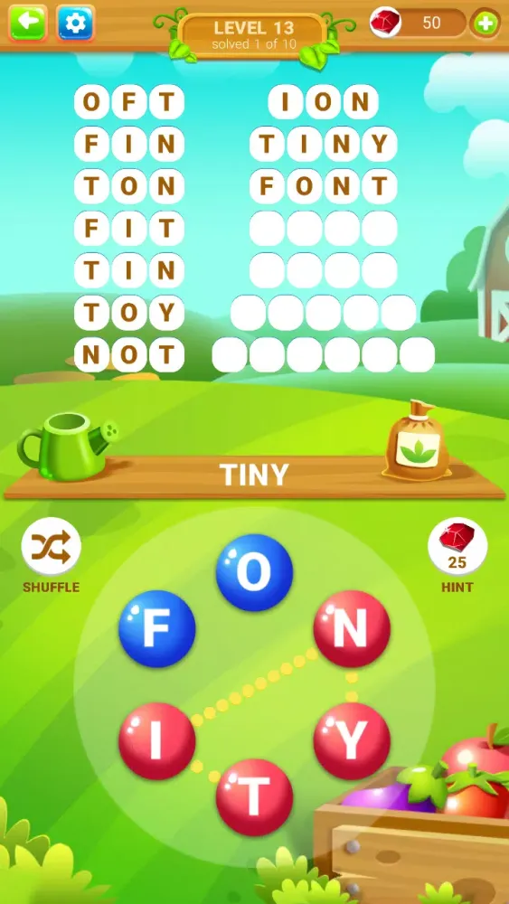 Screenshot di Word Farm Puzzles