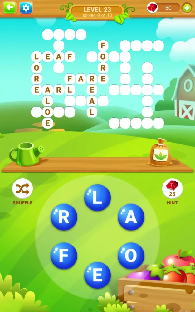 Screenshot di Word Farm Puzzles