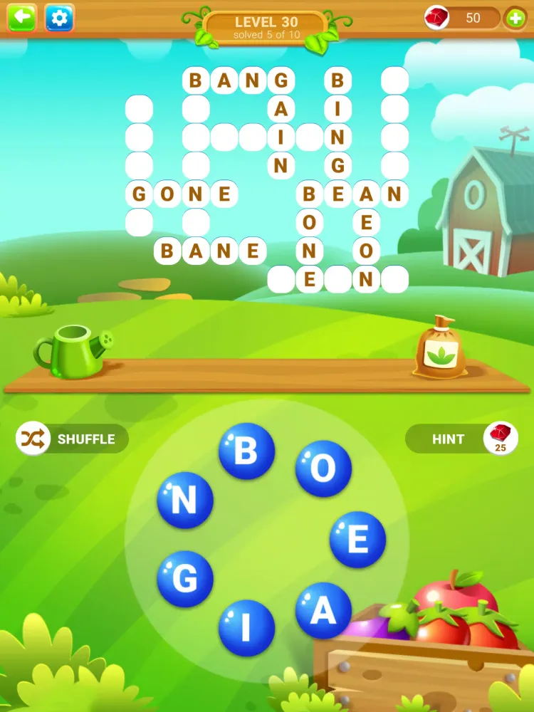 Screenshot di Word Farm Puzzles